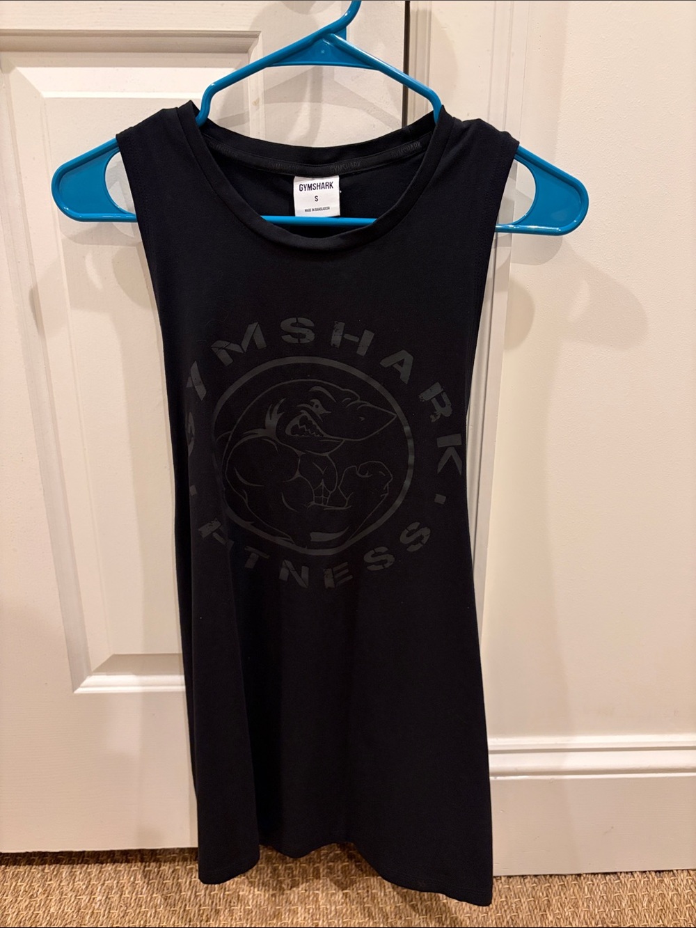 Men’s Black Gymshark Cutoff Size Small